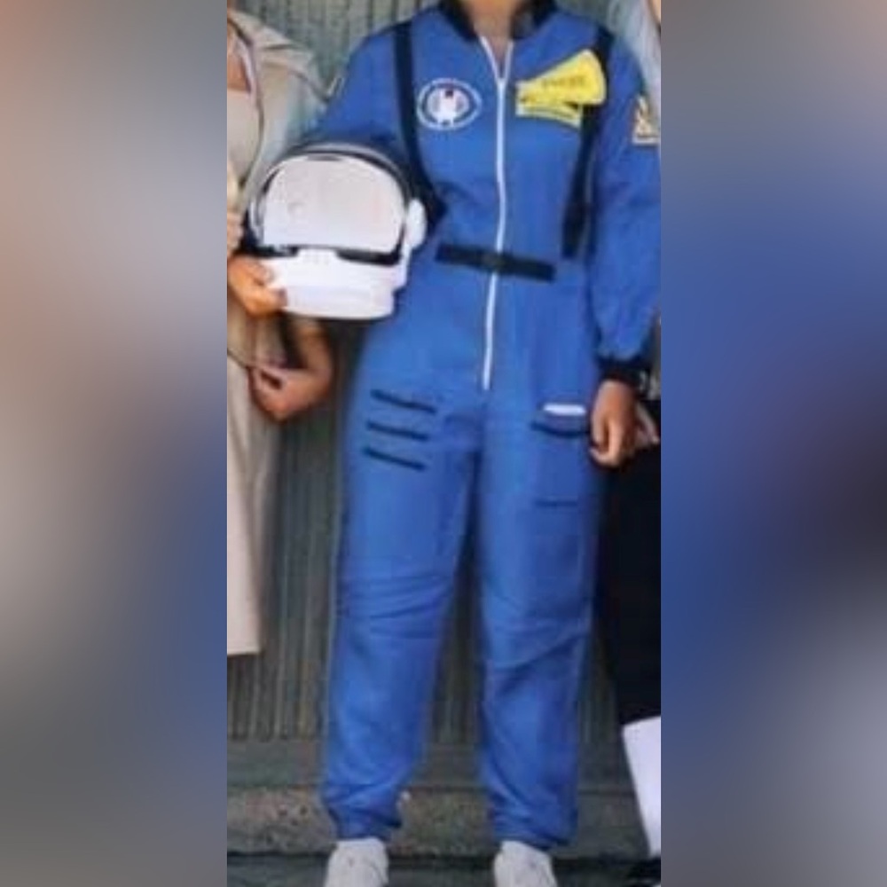 White and Black Space Helmet
